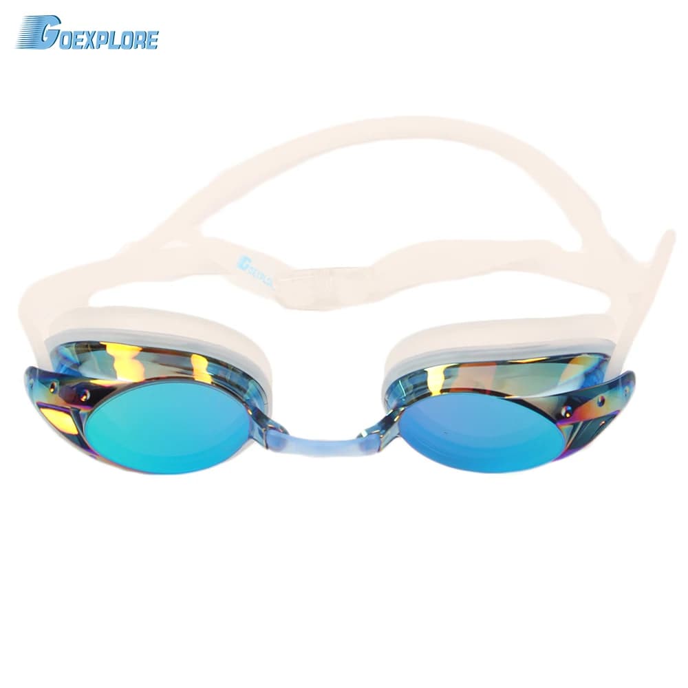 Goexplore swimming goggles professional Anti-fog UV Protection natacion swimwear Electroplate glasses for swimming pool
