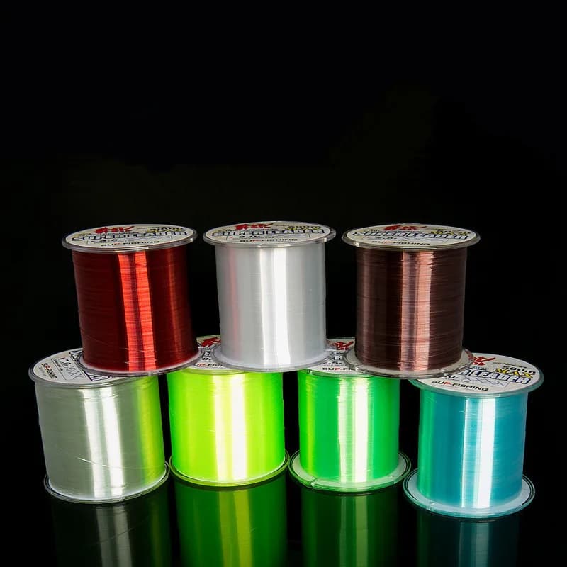 Lenza da pesca Canna da oceano in nylon da 500 m Linee originali Rivestimento in fluorocarbonio Linea principale Dimensioni 0,6-12 #