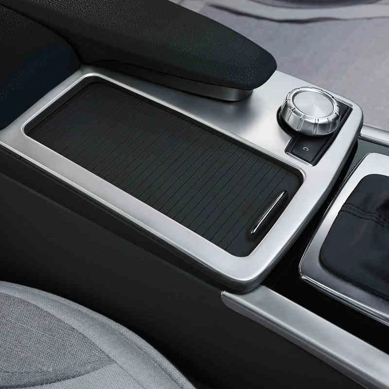 Accessories for Mercedes Benz class C W204 inner central console change box Sequins Wallet Trim strip Wall decal