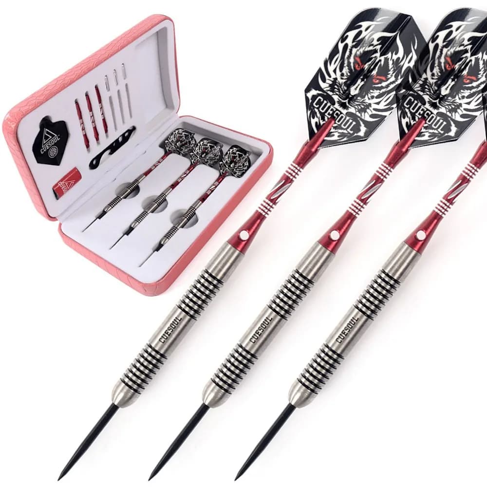 CUESOUL 18 Grammi di Tungsteno Acciaio Punta Freccette Set 85% di Tungsteno