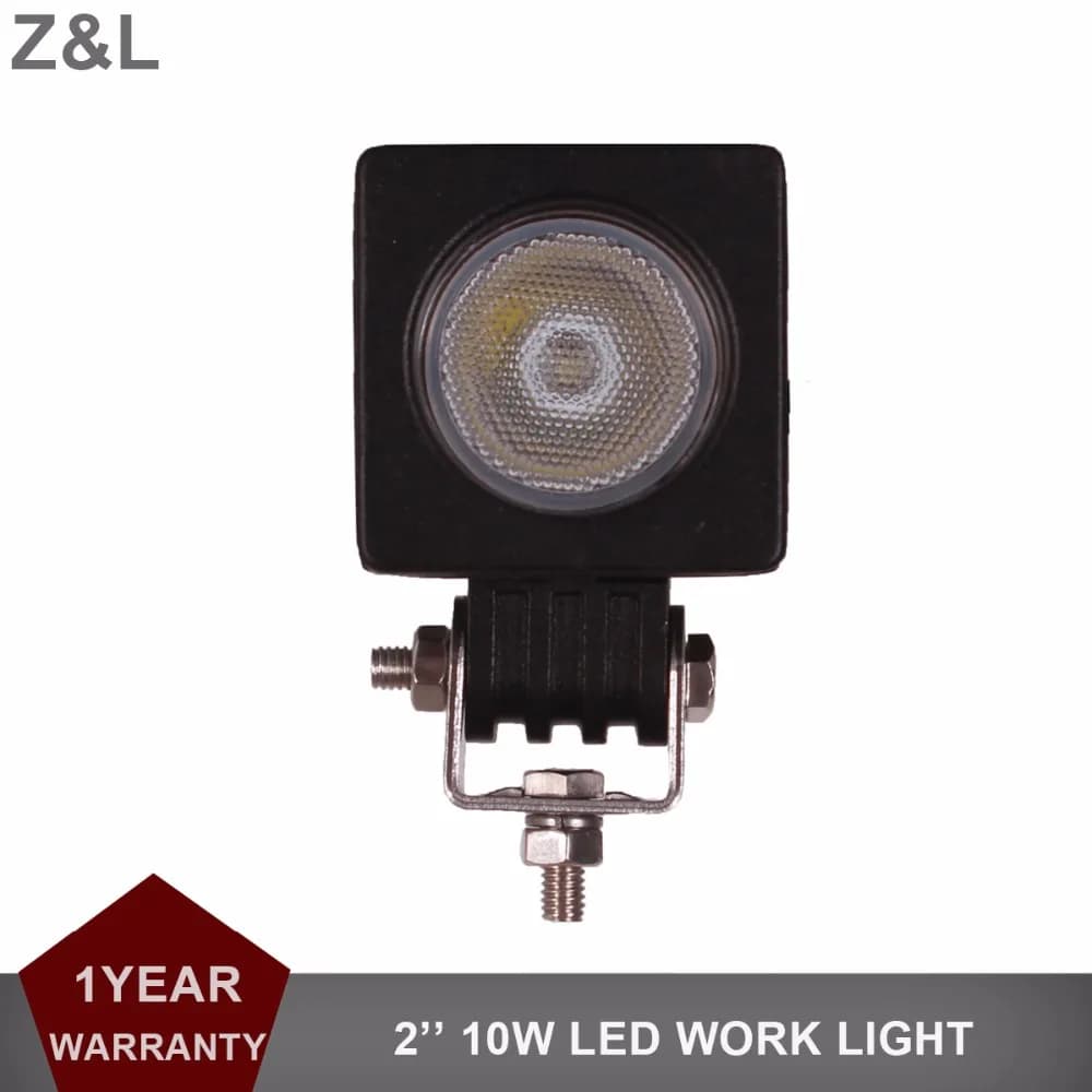 10W LED Luce da lavoro Auto SUV ATV 4WD 4X4 RZR Offroad 12v 24v Guida Fendinebbia Moto Camion Spot Segnale di inondazione Faro