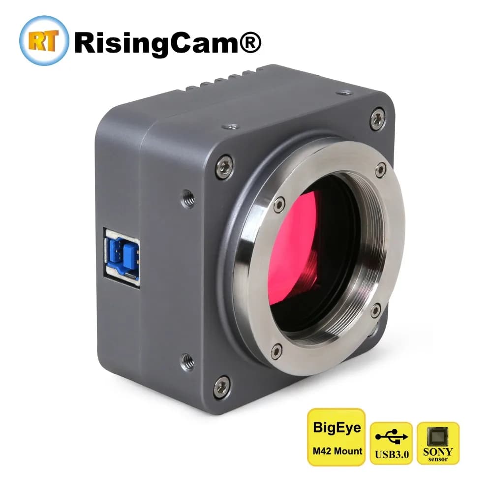 Fotocamera per microscopio digitale BigEYE USB3.0 10mp imx294 4/3" CMOS con attacco M42 e C per microscopio biologico trinoculare