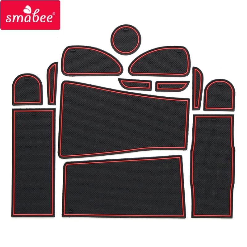 Tappetino per Slot per cancello Smabee per Toyota PRIUS 2012 2013 2014 PRIUS 30 accessori interni porta Pad portabicchieri tappetini antiscivolo