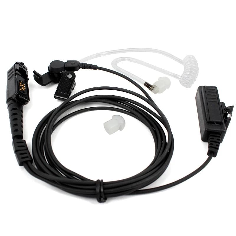PMLN7269 Auricolare di sorveglianza a 2 fili Tubo d'aria acustico per MOTOROLA XPR3300e XPR3500e Radio bidirezionale Walkie Talkie