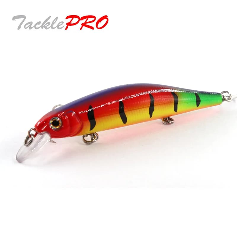 TacklePRO-M66 Minnow Vobler Fishing Lure, Wobblers, Hot Model, Hard Baits, Fish, Deep Diving, Bass, 110mm, 16.2g, 0.8M