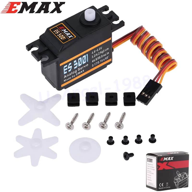 EMAX ES3001 Servo Standard 43g per aereo barca elicottero RC (ES08A ES08MA ES08MD all'ingrosso)