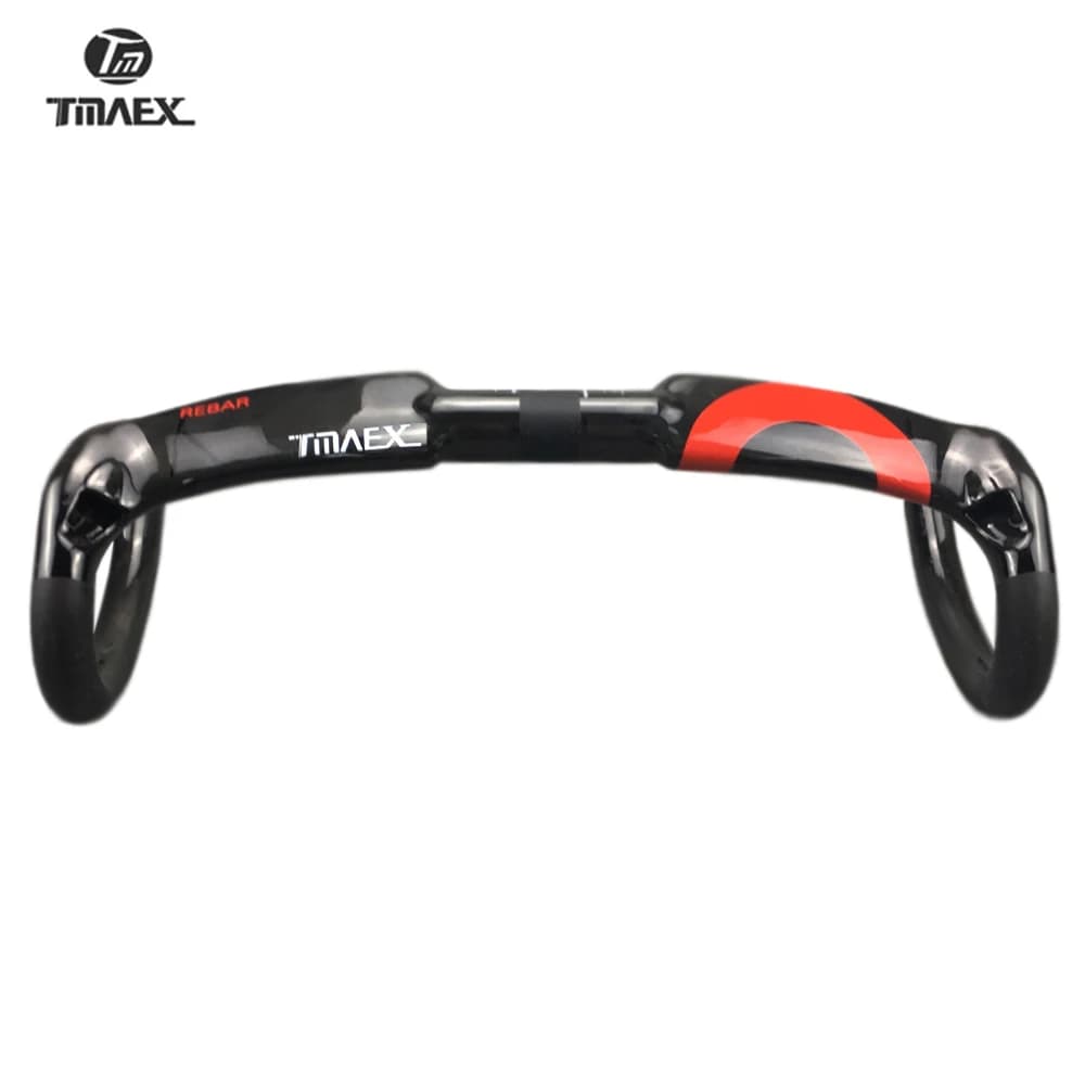 Barra da corsa per bicicletta TAMEX-Road, manubrio interamente in carbonio, cavo interno, manubrio per bici, ultraleggero, 31,8x400, 420, 440 mm