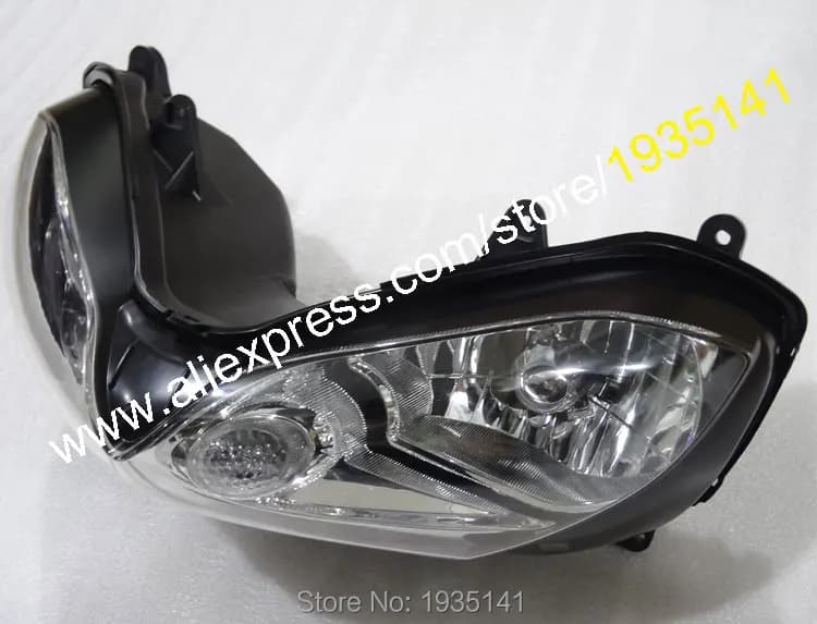 Faro anteriore per Kawasaki ZX-10R 04 05 ZX10R 2004 2005 ZX 10R anteriore lampada frontale illuminazione parti aftermarket