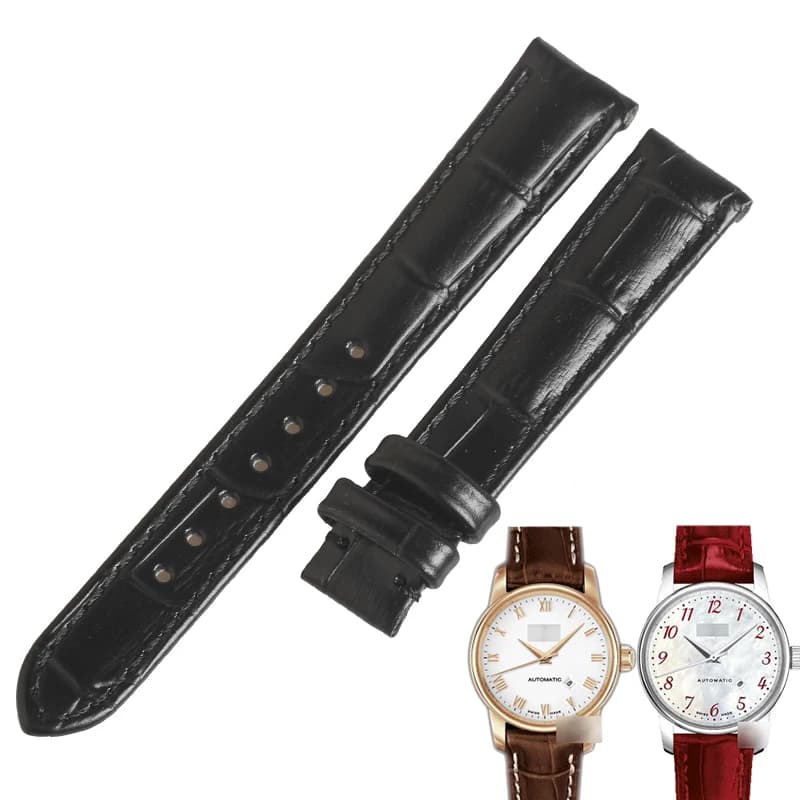 Per MIDO BARONCELLI m7600.4 m003 cinturino in pelle di vitello cinturino in pelle di mucca cinturino in vera pelle da donna 15MM donna
