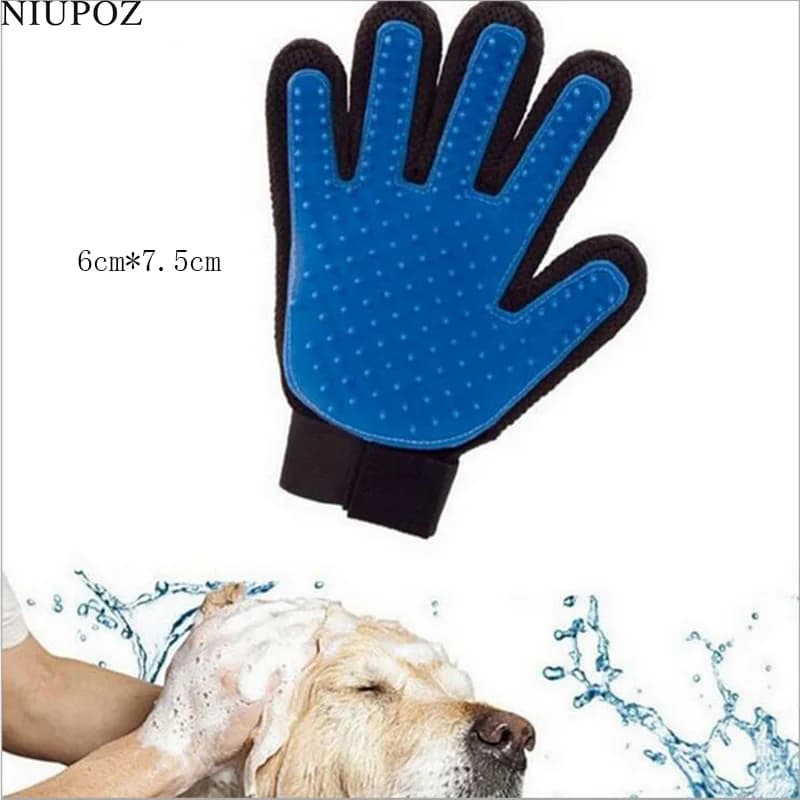 1 pz accessori per animali domestici gatti cani massaggio guanto in Silicone morbido TPR bagno pulizia doccia toelettatura guanti pettine G181