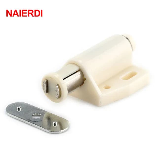 NAIERDI Armadio Cattura Porta Della Cucina Fermacorda E Ganci Cassetto Soft Tranquilla Vicino Magnetico Push to Open Touch Serrande Buffer Ferramenta Per Mobili