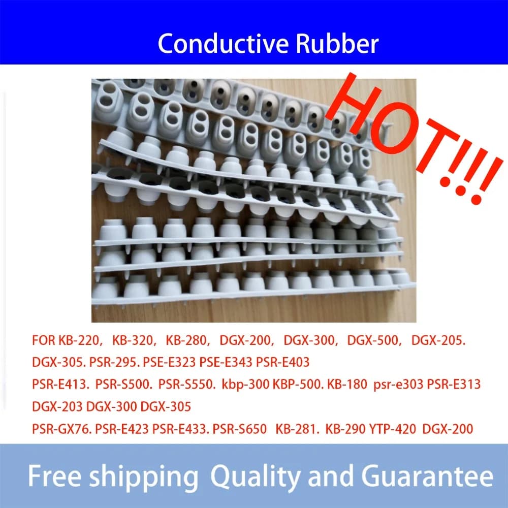 5 Pz/lotto Gomma Conduttiva D-Pad per Yamaha PSR-S500 s500/s550/gx76/e423/e433/s650 PSR-E413 Pulsante Pad Contatto