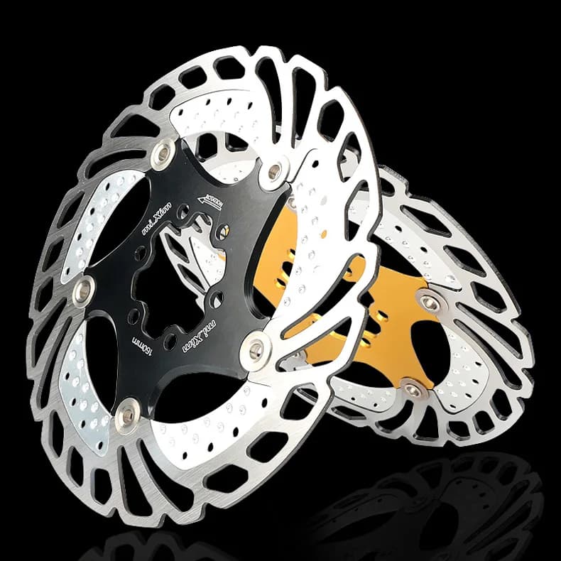 1 pz 140mm/160mm/180mm/203mm DH MTB Mountain Bike Rotori Freno di Raffreddamento 180mm Down Hill Galleggiante Freno Della Bicicletta Sei Chiodi disco