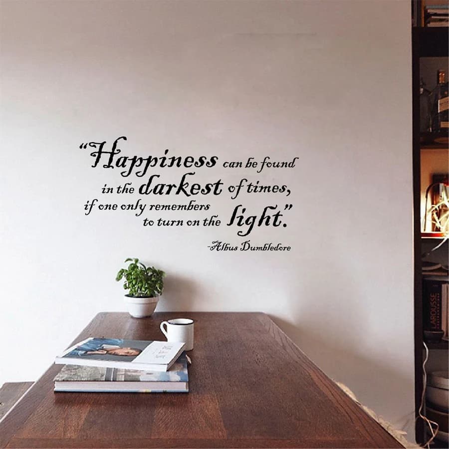 Potter Wall Quote Sticker For Kids - Vinyl wall art decals Potter