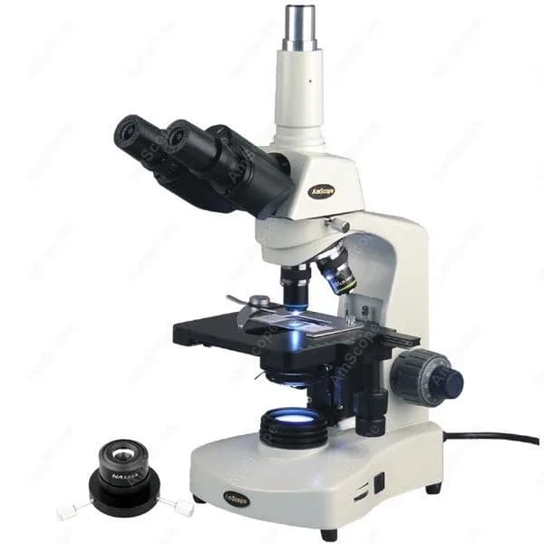 Microscopio Composto Trinoculare a Campo Oscuro LED Serie T340 AmScope