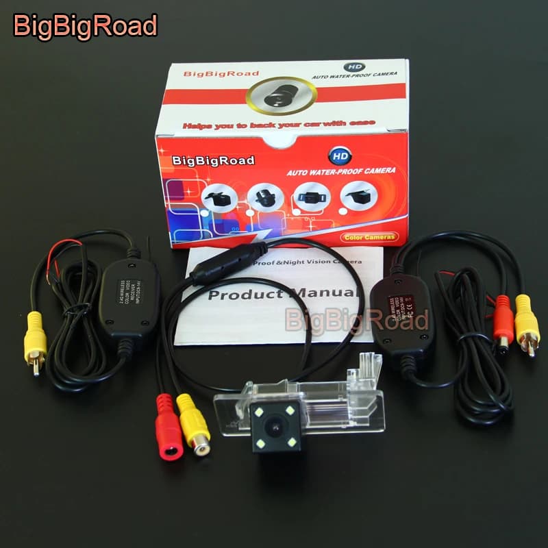 BigBigRoad Per Skoda Yeti (Senza ruota di scorta sulla porta) Telecamera senza fili Telecamera per retromarcia per auto Telecamera per retromarcia Telecamera per parcheggio