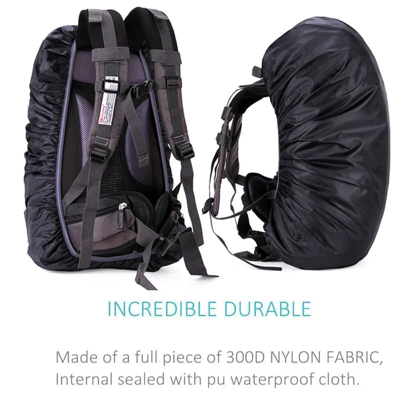 Zaino impermeabile Copertura antipioggia per escursionismo Campeggio Viaggio Copertura antipolvere 35L 100L Custodia antipioggia per esterni Borsa antipioggia