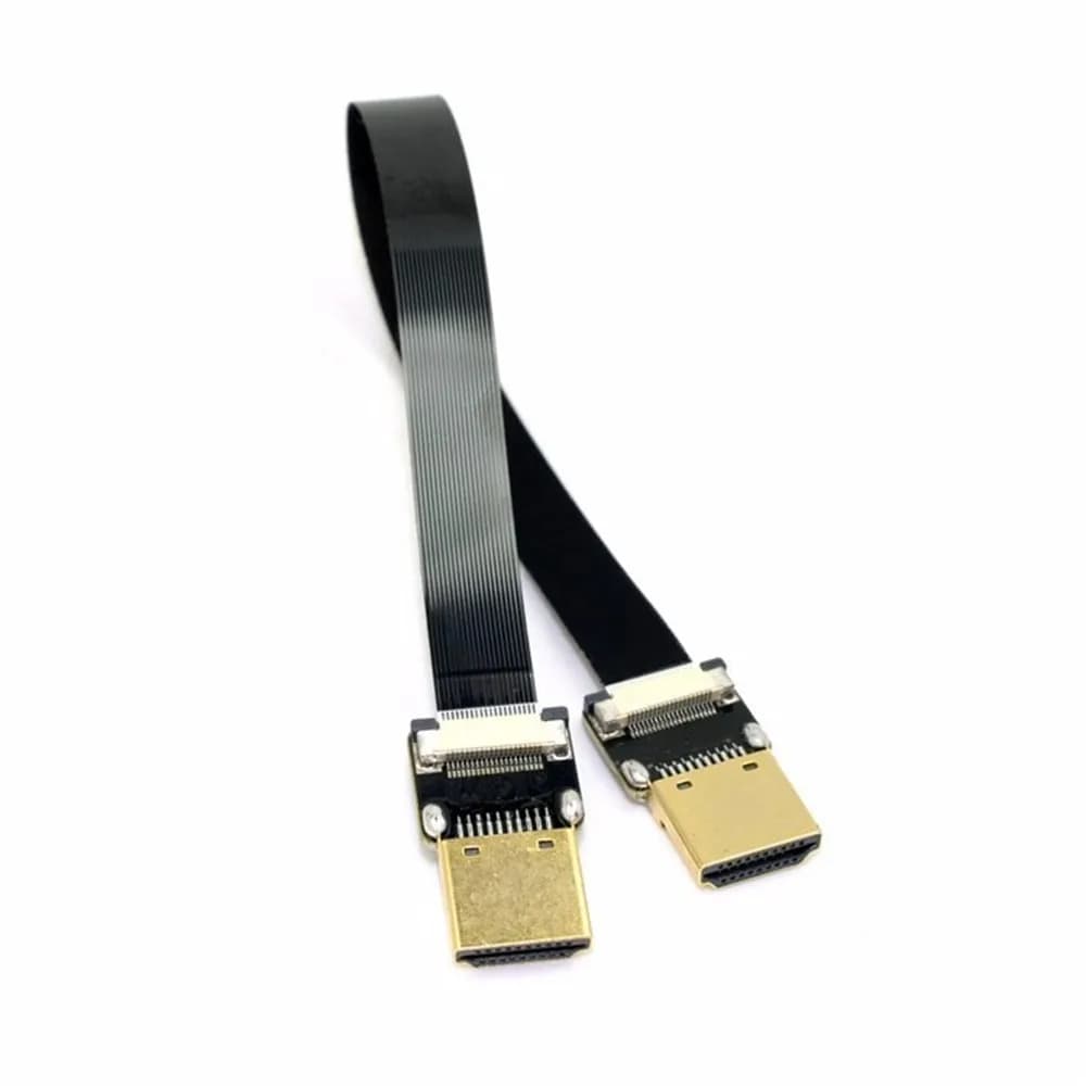 FPV flat cable from 0.1 M-1 M compatible HDMI type A male to HD male HDTV FPC for multi-copper aerial photography