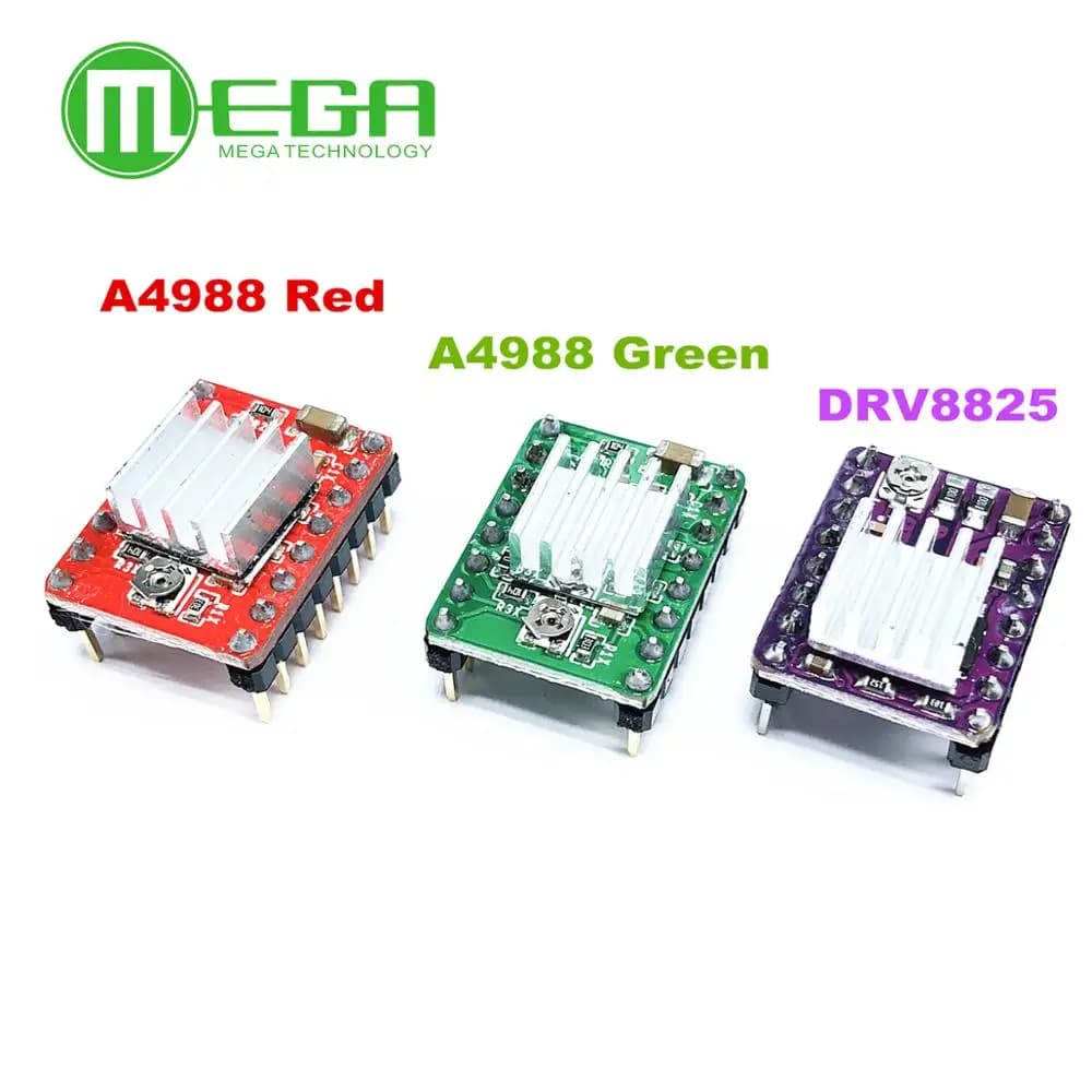 Parti della stampante 3D Stepstick A4988 DRV8825 modulo Driver motore passo-passo con dissipatore di calore rampe Reprap 1.4/1.5/1.6 scheda di controllo MKS