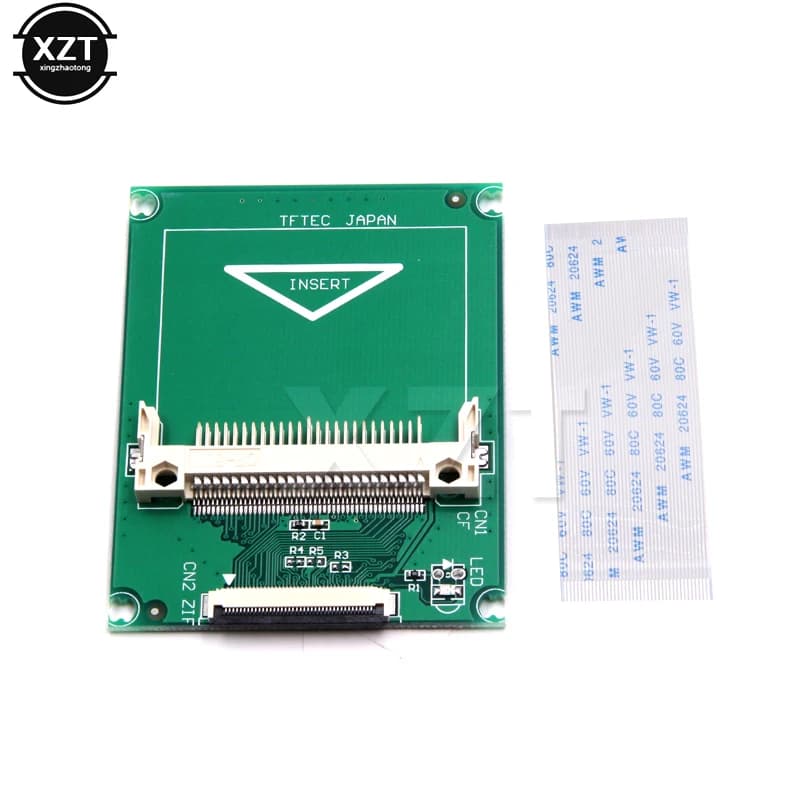 1pcs CF Compact Flash Card To 1.8Inch ZIF/CE Adapter For iPod 5G 6G HDD PC Computer Vista Type II Universal