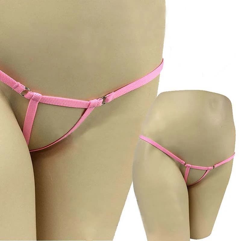 Hot Sexy Thongs Exotic Crotchless Mini Micro G Strings Women Open Crotchless Hollow Out Panties Tangas T Back Underwear Lingerie