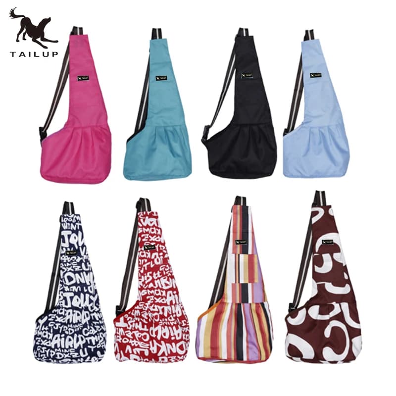 Borsa a tracolla per animali domestici Sling Oxford Dog Cat Puppy borsa a tracolla singola a tracolla singola Warm Winter Dog Front Chest Carrier viaggi all'aperto