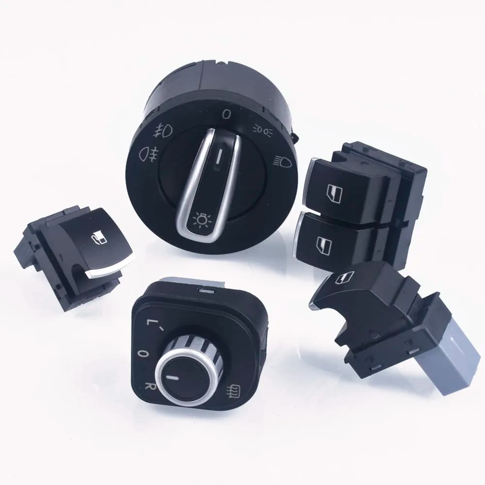 Per VW Eos Golf MK5 MK6 GTI Scirocco Polo Rabbit 2 porte finestre fari specchietto retrovisore interruttore