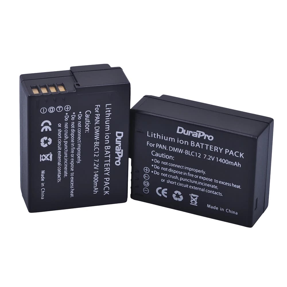 DuraPro DMW-BLC12 DMW BLC12E DMW-BLC12E DMW-BLC12PP Battery for Panasonic Lumix DMC-G85 FZ200 FZ1000 G5 G6 GH2 GX8