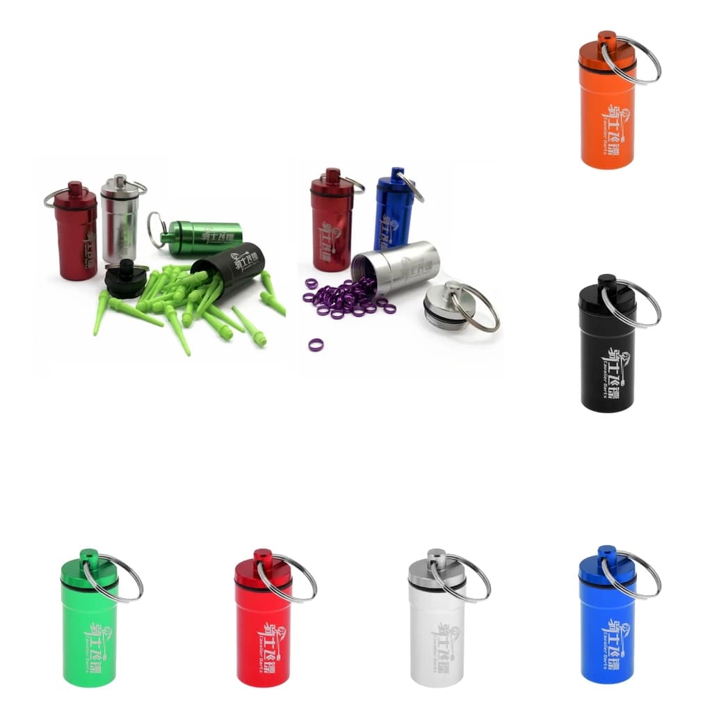 Perfeclan freccette portatili voli protezioni punte morbide accessori scatola di immagazzinaggio lega di alluminio leggera e resistente