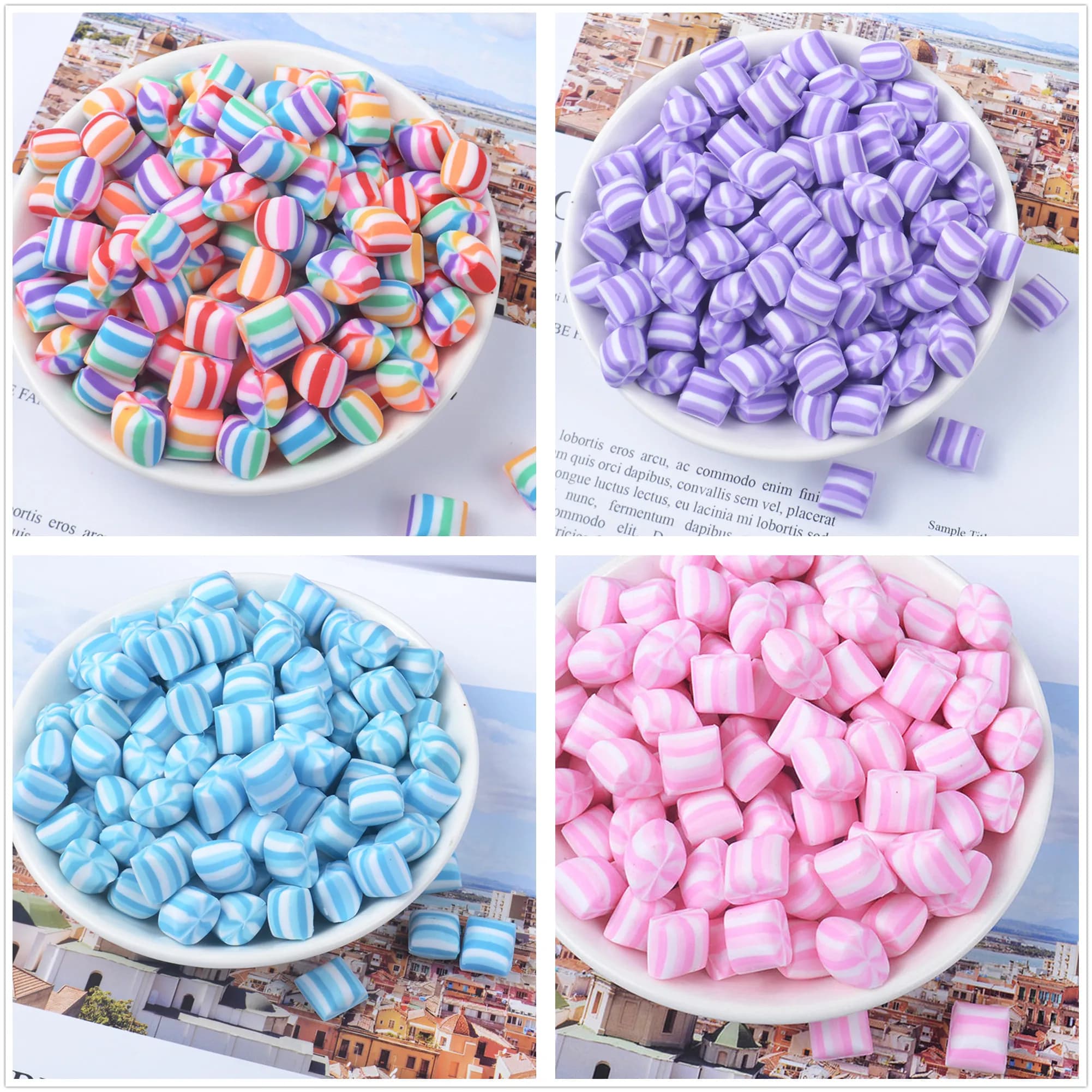 Mini Clay Candy Sugar Sweet Slime accessori fai-da-te forniture per giocattoli aggiunta di riempimento per Clear Fluffy Slime Gift Toy For Children