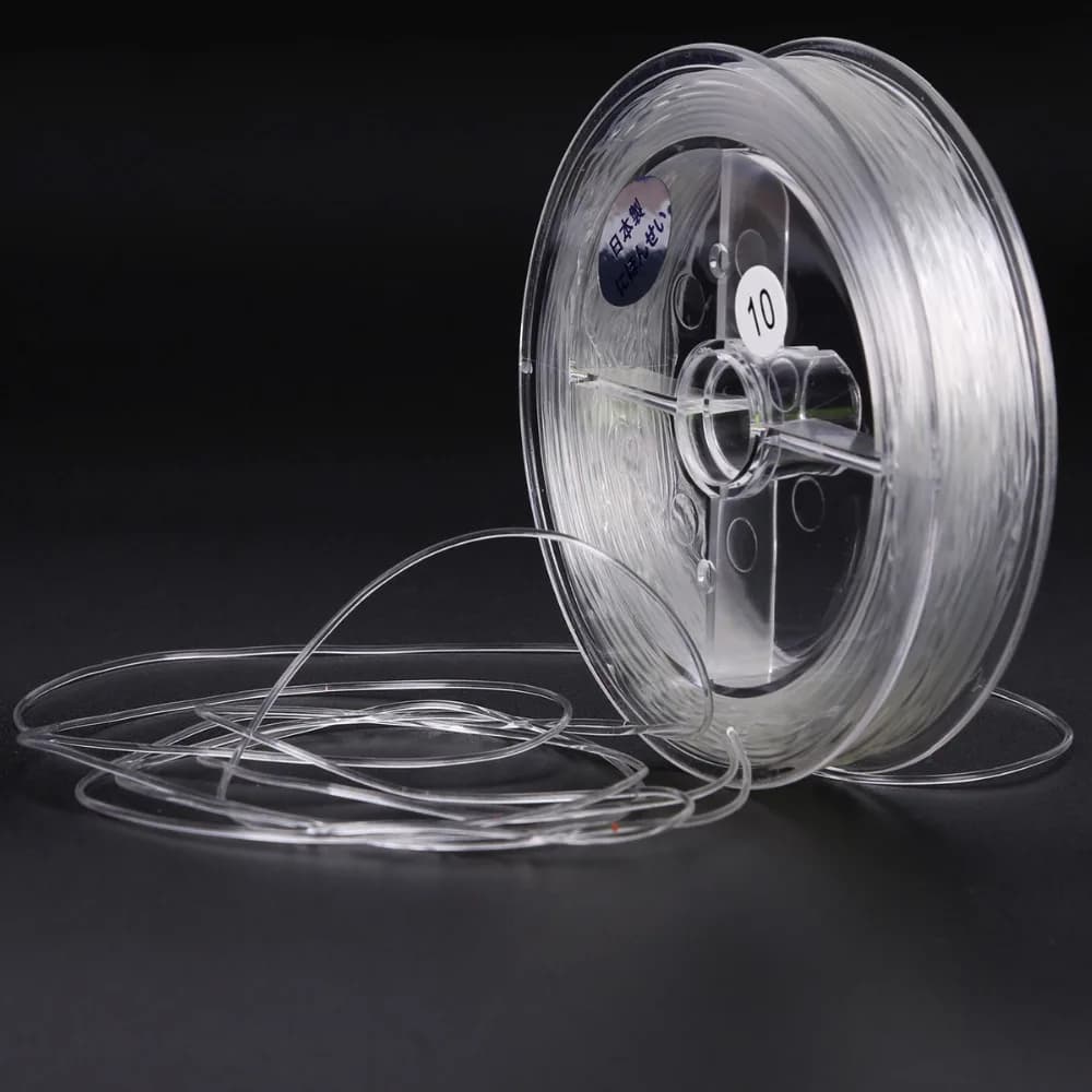 1 Roll 0.5-1.5MM Strong Stretchy Elastic Rope Transparent String Cord Beading DIY Jewelry Making Bracelet/Necklace