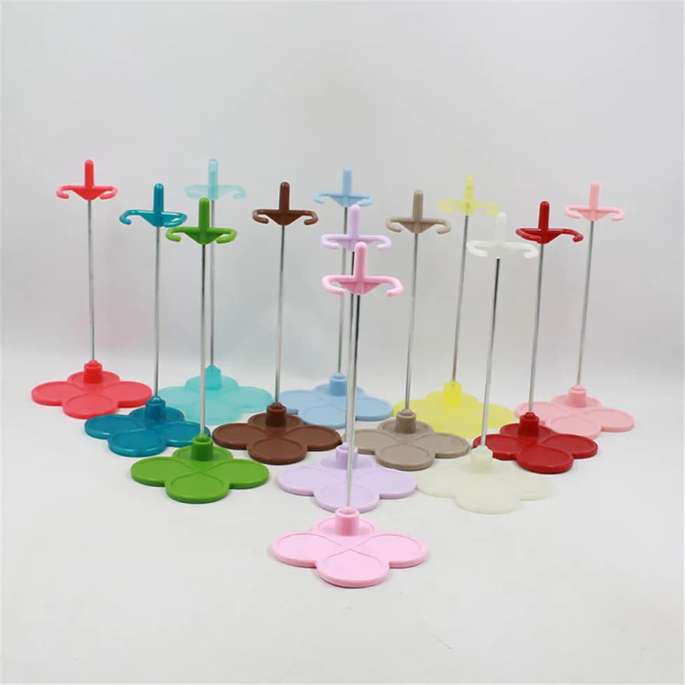 (packing sale) 10 piece blyth doll stand mix color suitable for icy norma joint body colorful