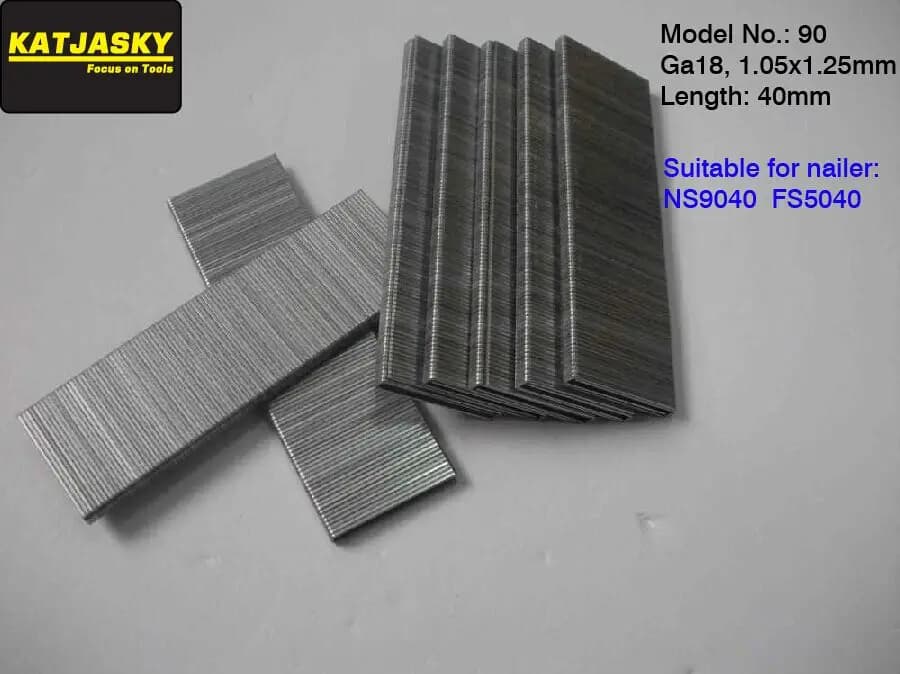 Chiodi crwon con graffette da 40 mm per cucitrice pneumatica NS9040, F5040, chiodatrice pneumatica, chiodo a corona, chiodi a U 1000 pz/lotto