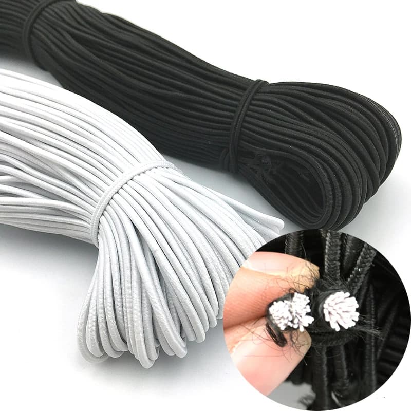 Corda elastica forte da 5 metri Corda elastica elastica per gioielli fai da te Creazione di progetti all'aperto Tenda Kayak Barca Borsa Bagagli