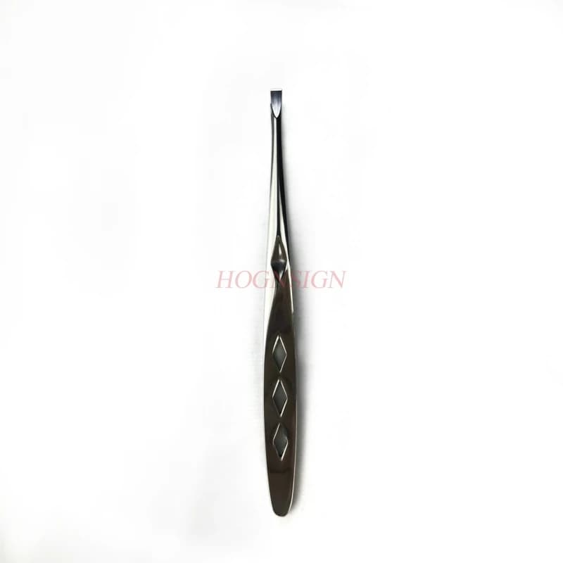 Stainless Steel Eyebrow Grip Fin Eyelash Grip Flat Toe Grip Makeup Tools Hair Removal Beauty Tool for Face Make Up Sale
