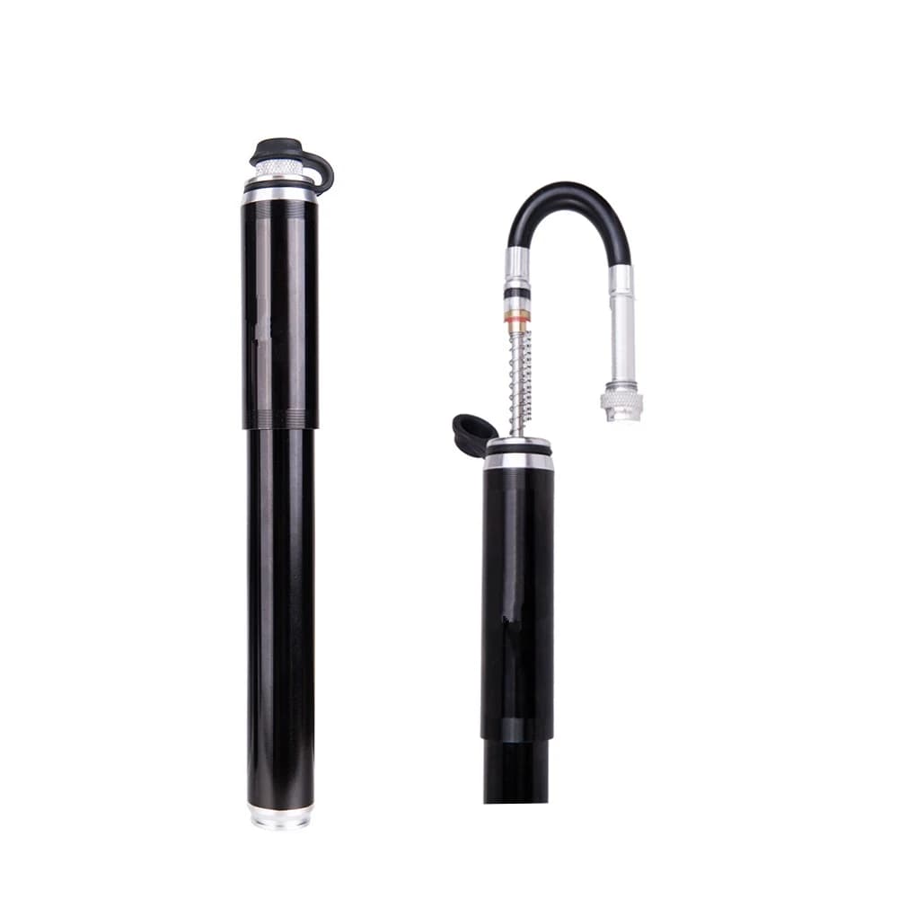 Pompa Bicyle 160psi lega tubo flessibile adattatore bici gonfiatore pneumatico portatile ago aria Schrader Presta valvola pompa ciclismo manuale