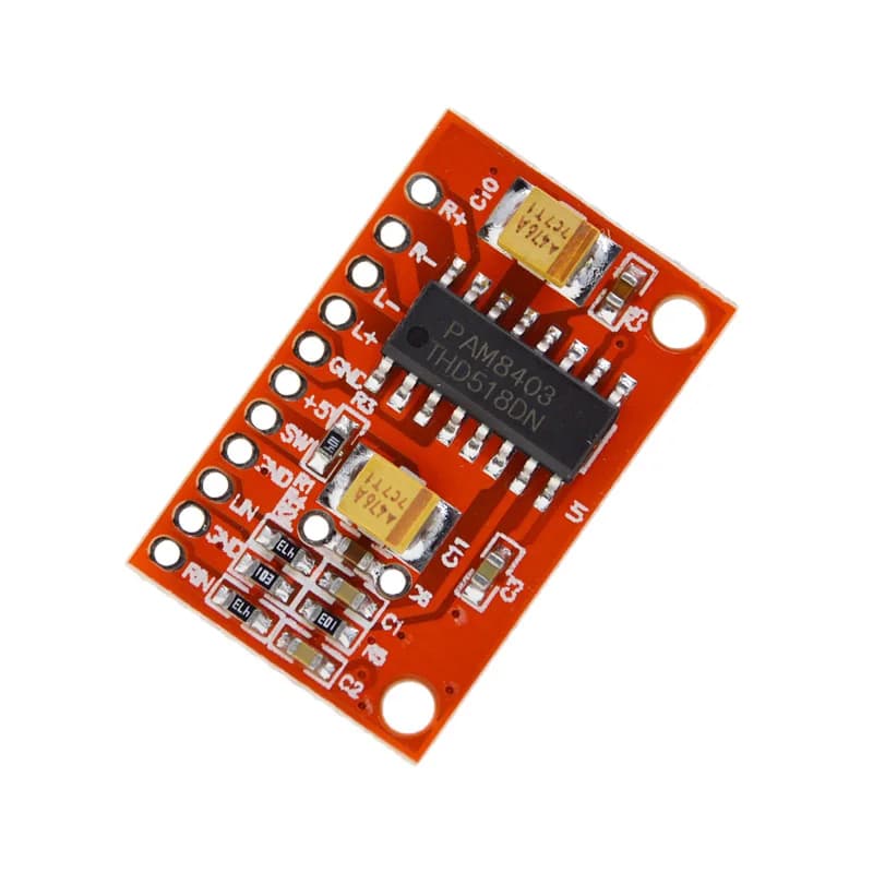 3W * 2 Mini Digital Power Amplifier Power Amplifier Audio FAI DA TE Stereo USB DC 5V Power Supply PAM8403 for arduino