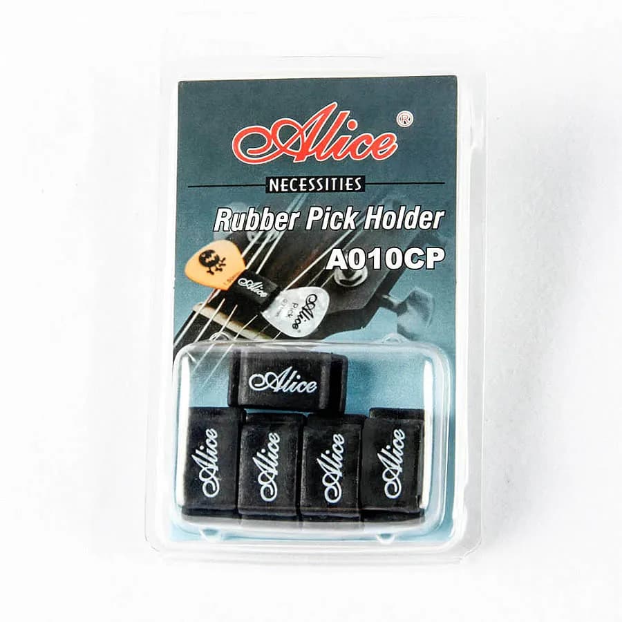 5 Pcs Guitar Pick Holder Black Rubber Pick Storage Holder Fix On Guitar Headstock for Guitar Bass Ukulele Guitar Accessories
