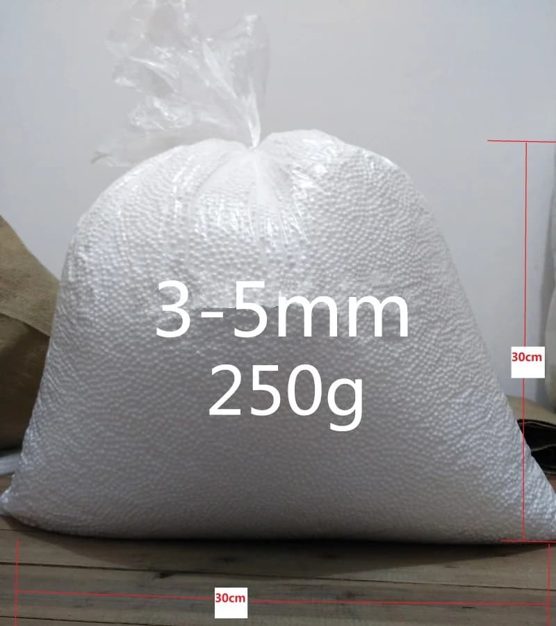 White Foam Balls for Bean Bags, Baby Pillow Filling Bed, Sleeping Baby Bean Bags, Baby Sofa, Polystyrene Balls, 3-5mm, Wholesale