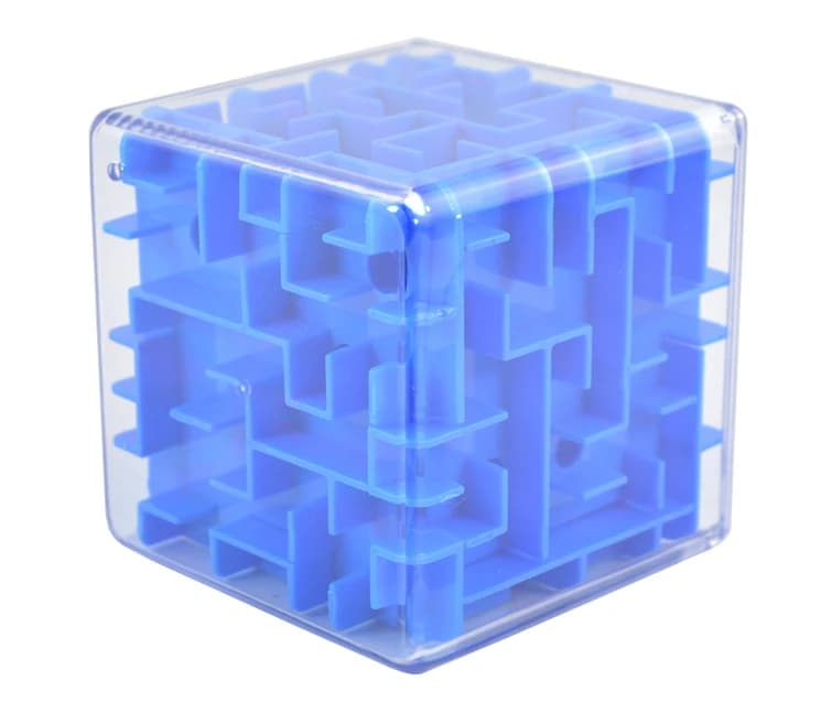 3d Three-dimensional Maze Square Ball Puzzle Force Kindergartener Gift Toys Cube Plastic Student Special Offer 2021