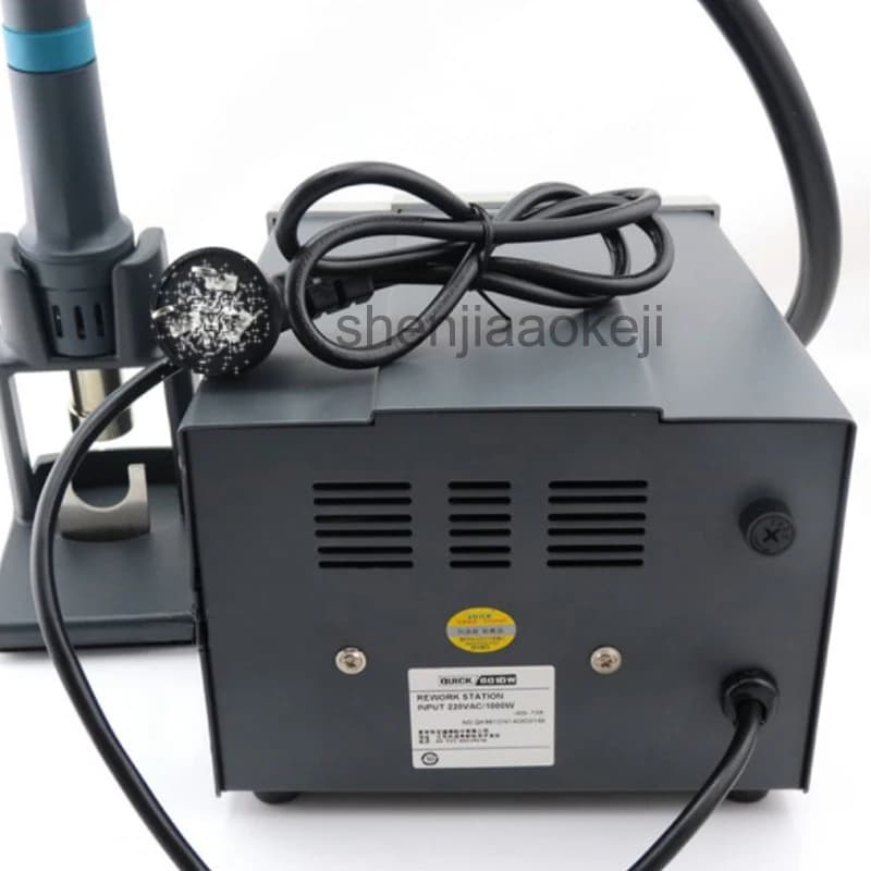 Stazione dissaldante 861DW Stazione di saldatura pistola ad aria calda senza piombo Pistola termica pistola ad aria calda digitale Flusso d'aria regolabile 220V 1000W