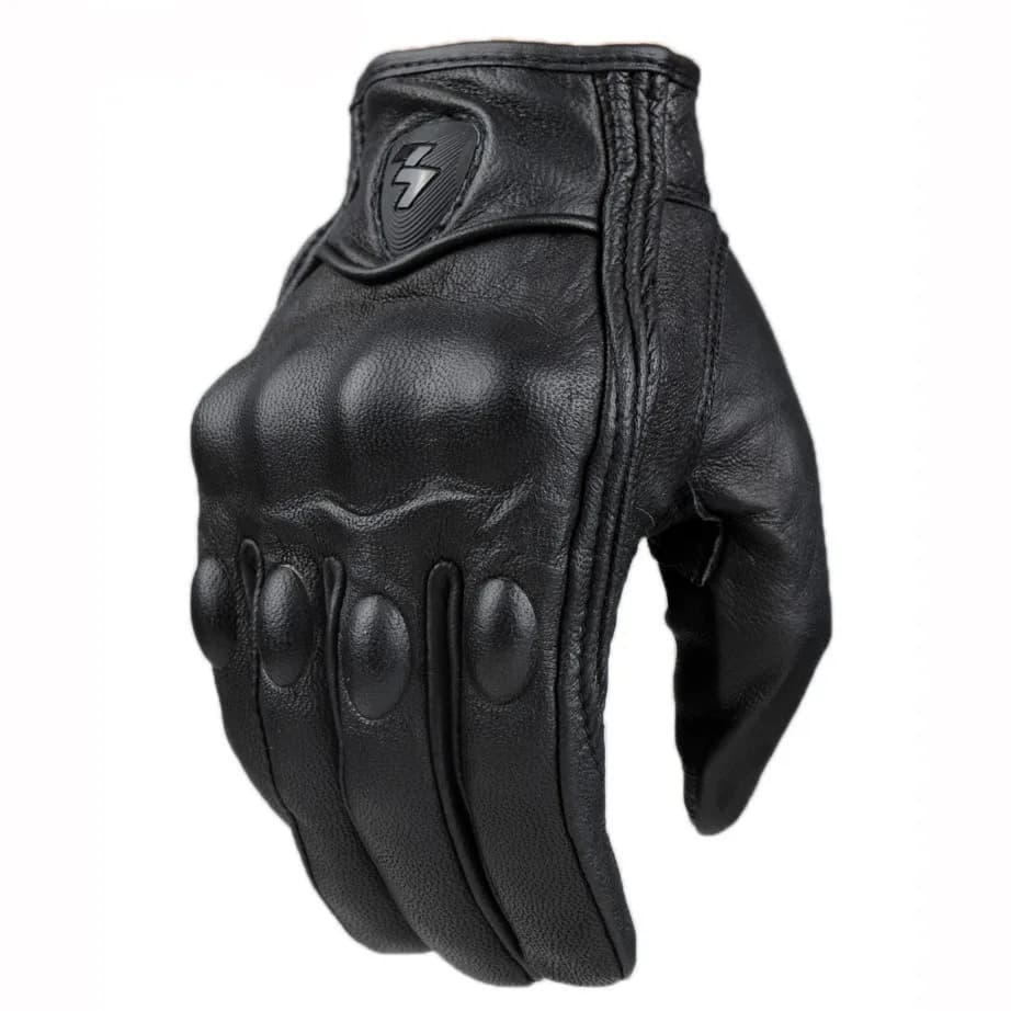 Guanti da moto 2025 Pelle di capra Touch Screen Uomo Donna Guanti da moto Equipaggiamenti protettivi per moto Guanto da motocross Nave libera