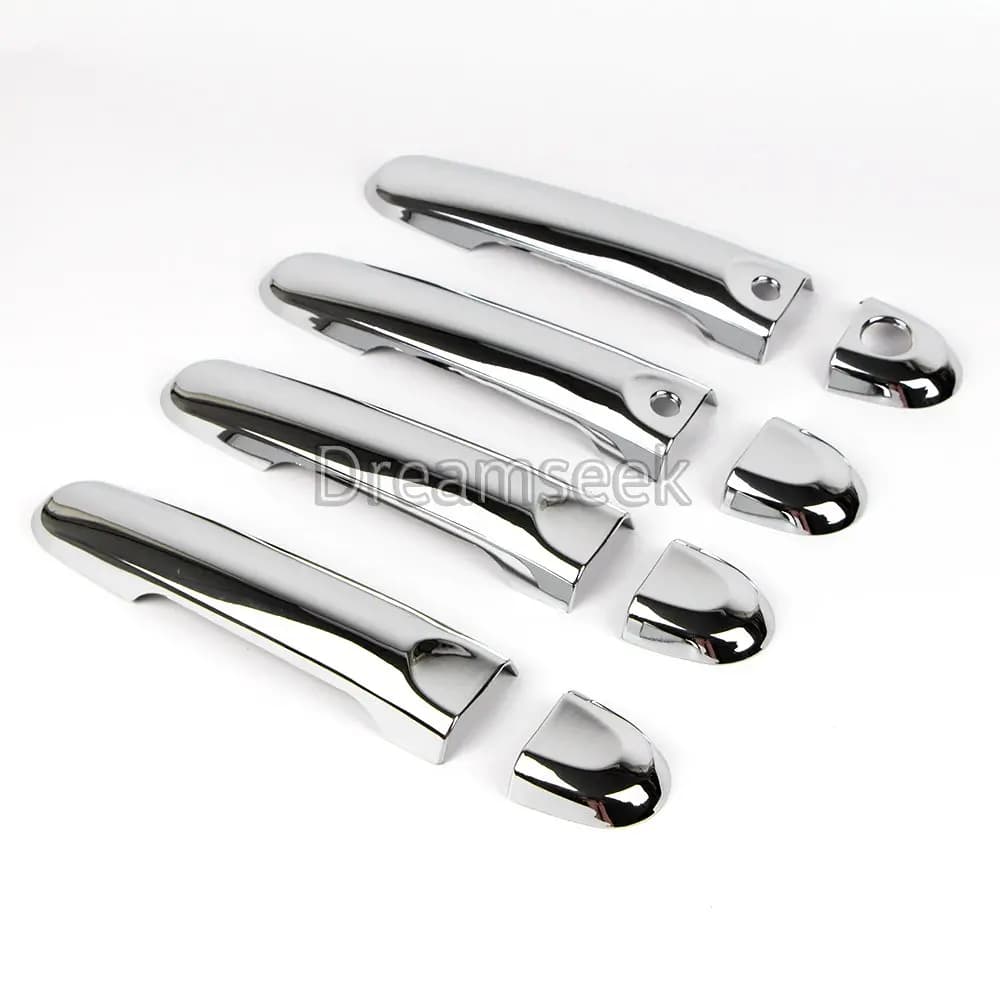 Copertura Della Maniglia Della porta Per Il periodo 2014-2017 Nissan Sunny / Versa Versa Nota ABS Chrome Molding Trim Lunetta Con Smart buco della serratura