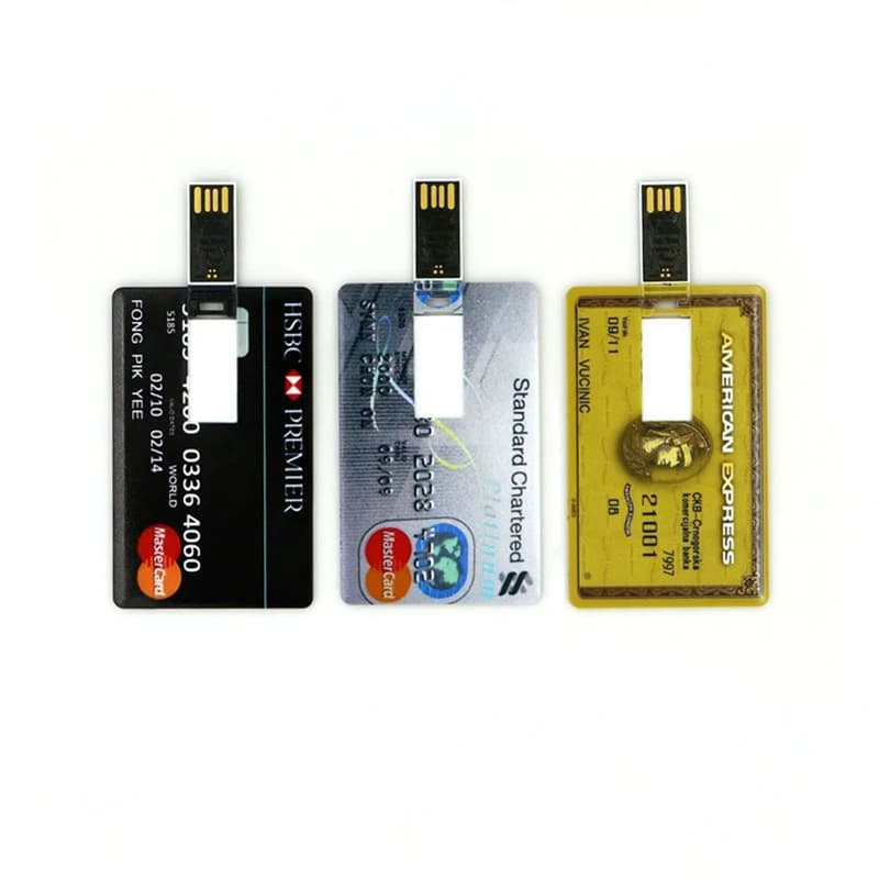 Nuovo stile USB Flash Drive Pen Drive 4GB 8GB 16GB 32GB 64GB HSBC carta di credito bancomat E-DREAM USB Flash Drive Card Pendrive