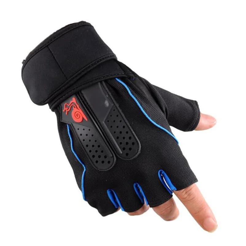 Women's Strong Fitness Gym Gloves/Man Power Weight Lifting Handlebars Crossfit Waist Strapless Training Gloves Half fingers S35