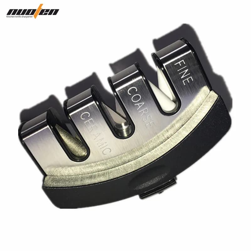 NUOTEN brand replaceable kitchen sharpeners ceramic cutter in tungsten carbide 3 phases sharpening of the sharp system