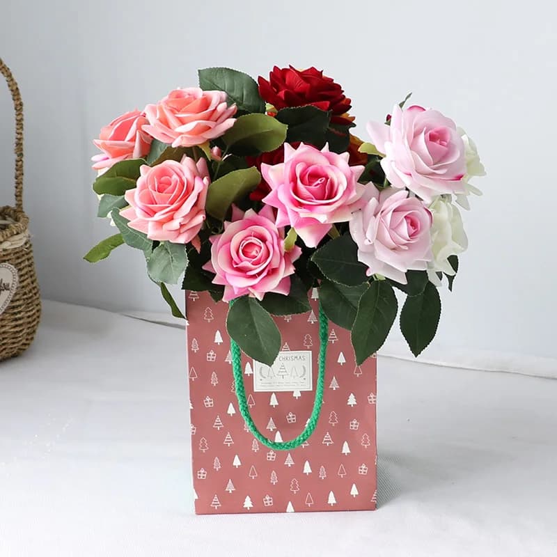 Artificial Pink Flower Artificial Plant House FAI FROM YOU Wedding Ceremony Decoration False Flower San valentine Garden Decoration Day Gift