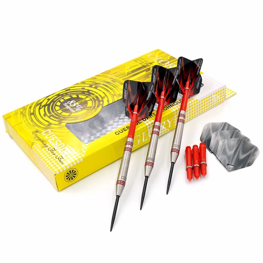 CUESOUL GLORIA 85% di Tungsteno freccette 22g Acciaio Tip Freccette Set Professionale