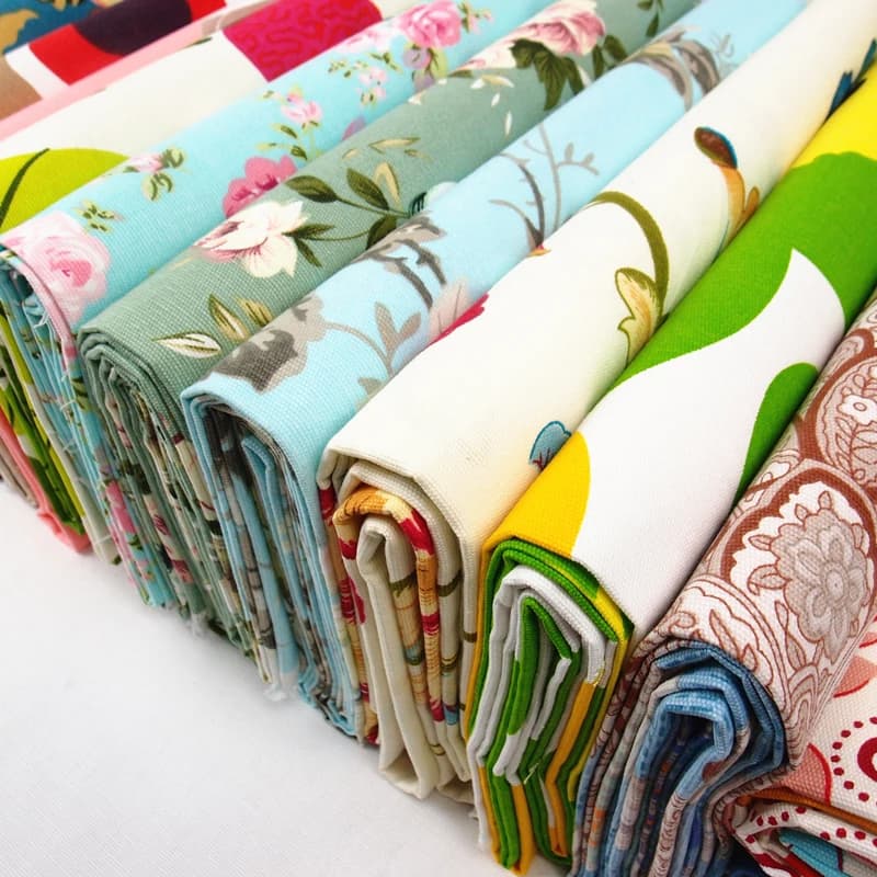 240cm Printed Cotton Tablecloth Canvas Fabric Thick Diy Sewing Curtain Pillowcase Sheets Sofa Patchwork Cloth Home Textiles