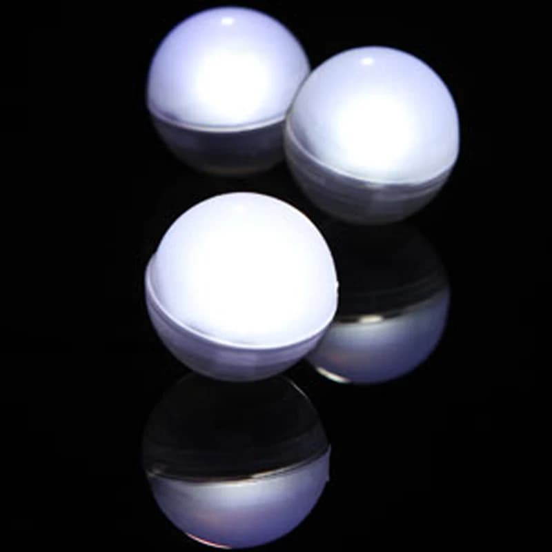 60 Pezzi/Lotto Kitosun LED Fairy Pearls Light, Luci Galleggianti Impermeabili a Forma di Sfera per Vasi di Fiori, Centrotavola, Decorazioni per Chiese
